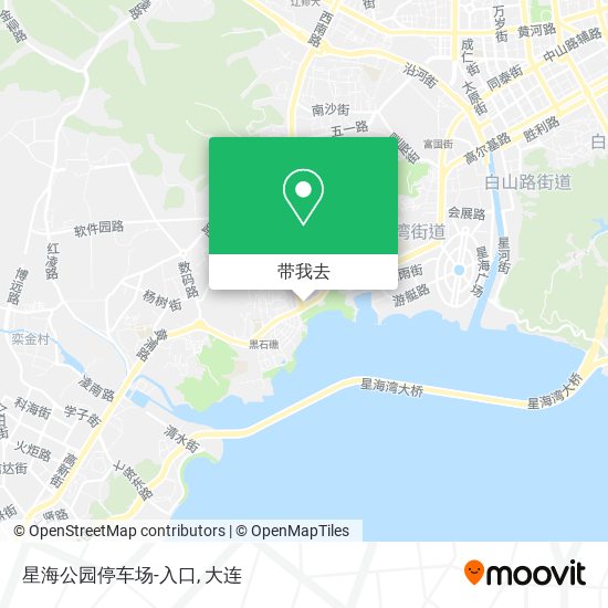 星海公园停车场-入口地图