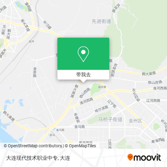 大连现代技术职业中专地图