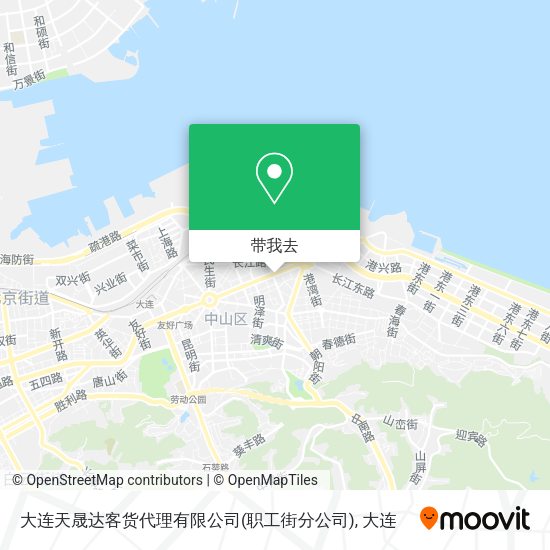 大连天晟达客货代理有限公司(职工街分公司)地图