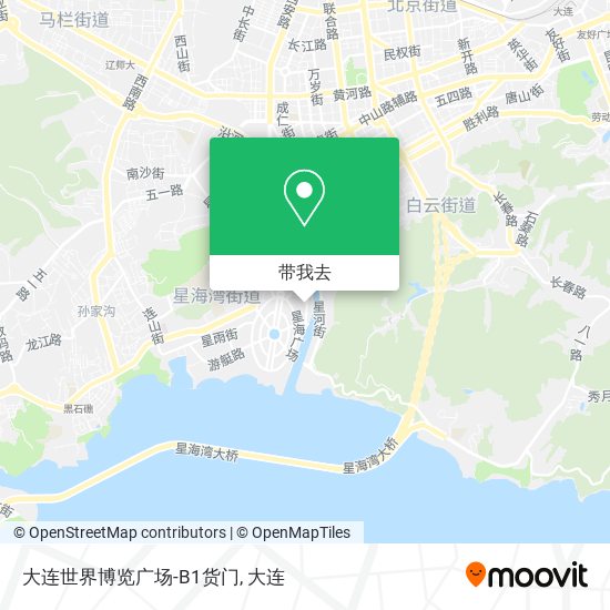 大连世界博览广场-B1货门地图