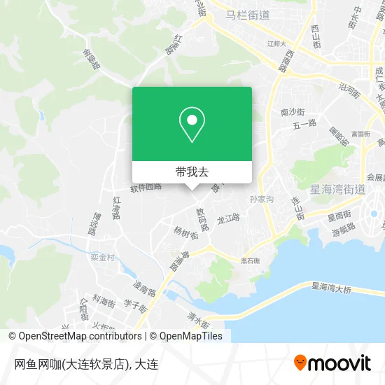 网鱼网咖(大连软景店)地图