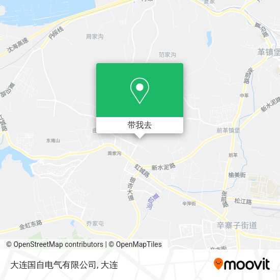 大连国自电气有限公司地图