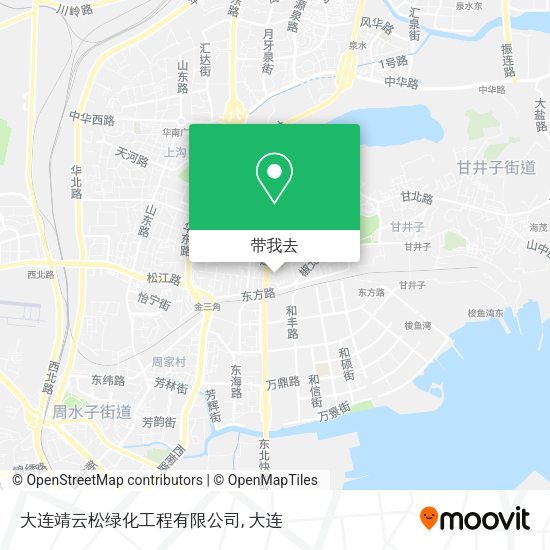 大连靖云松绿化工程有限公司地图