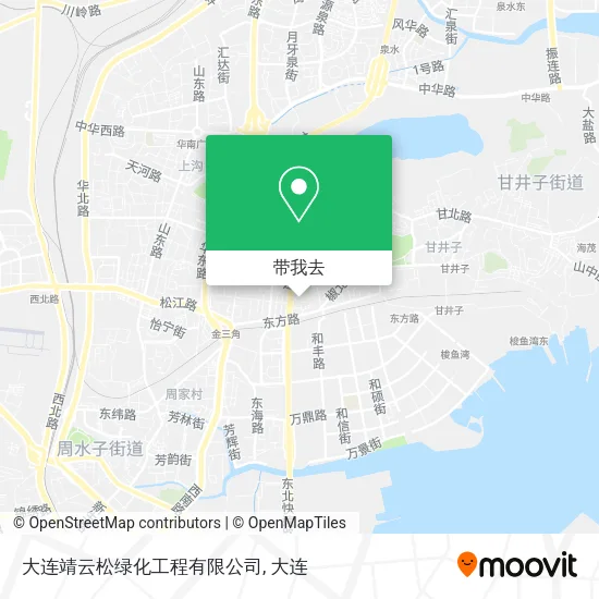 大连靖云松绿化工程有限公司地图