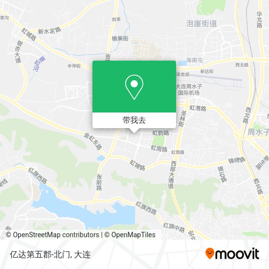 亿达第五郡-北门地图