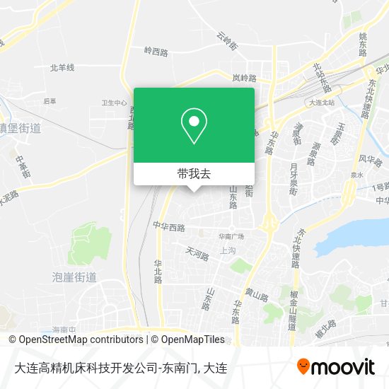 大连高精机床科技开发公司-东南门地图