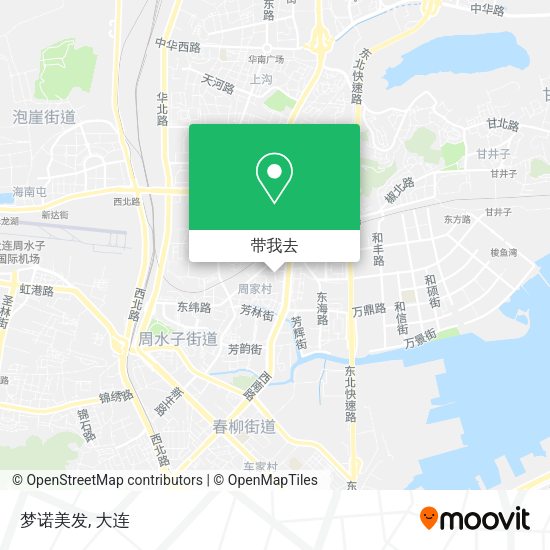 梦诺美发地图