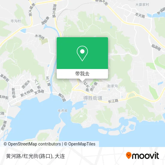 黄河路/红光街(路口)地图