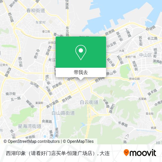 西湖印象（请看好门店买单-恒隆广场店）地图