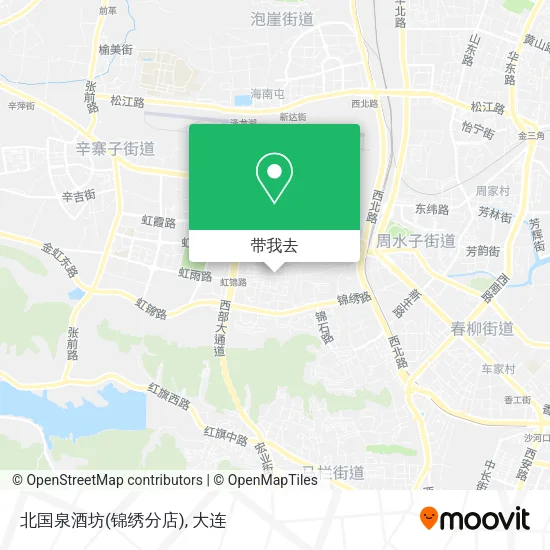 北国泉酒坊(锦绣分店)地图