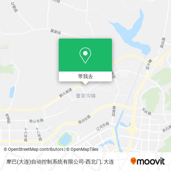 摩巴(大连)自动控制系统有限公司-西北门地图