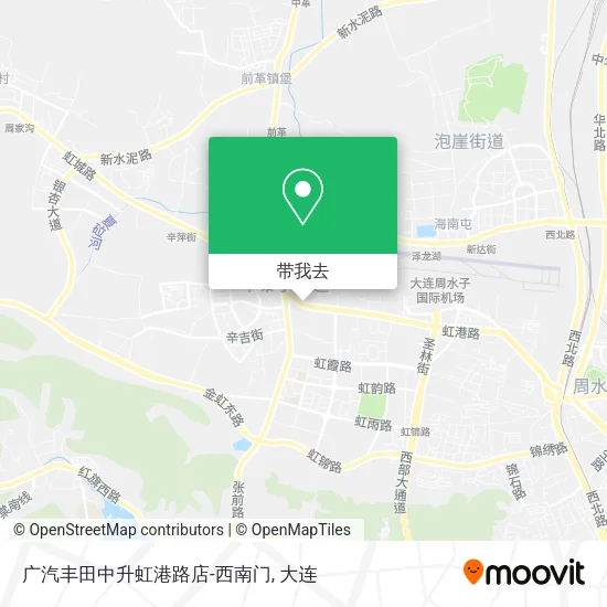 广汽丰田中升虹港路店-西南门地图