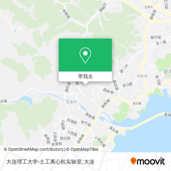 大连理工大学-土工离心机实验室地图