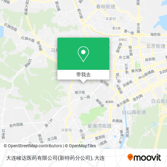 大连峻达医药有限公司(新特药分公司)地图