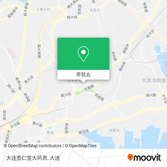 大连贵仁堂大药房地图