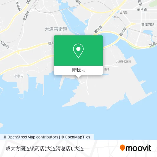 成大方圆连锁药店(大连湾总店)地图