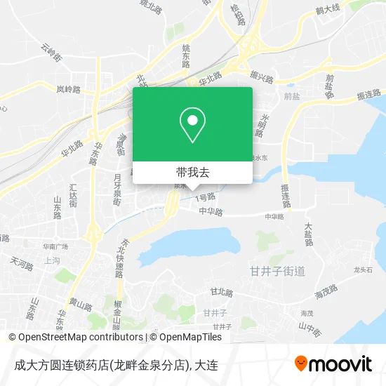 成大方圆连锁药店(龙畔金泉分店)地图