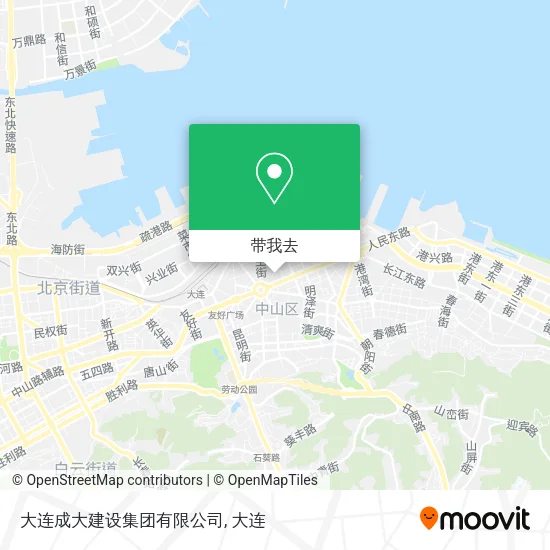 大连成大建设集团有限公司地图