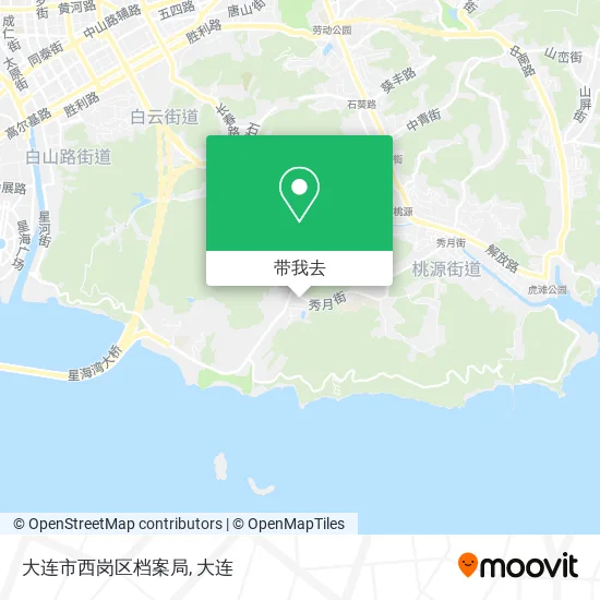 大连市西岗区档案局地图