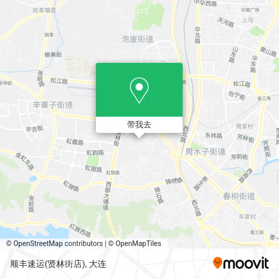 顺丰速运(贤林街店)地图