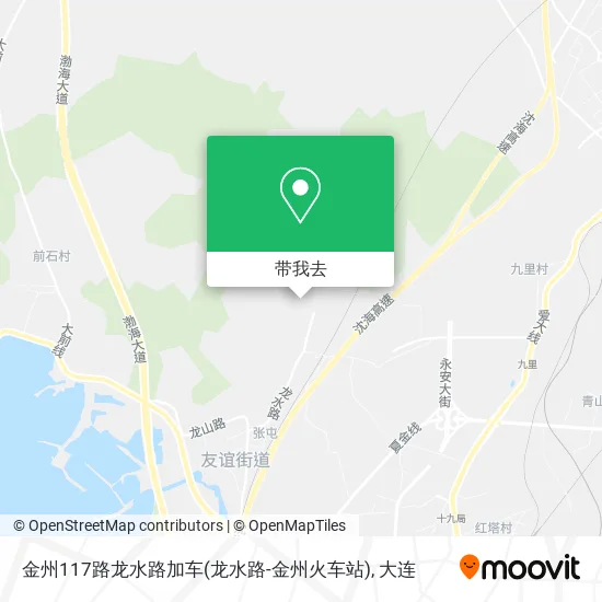 金州117路龙水路加车(龙水路-金州火车站)地图