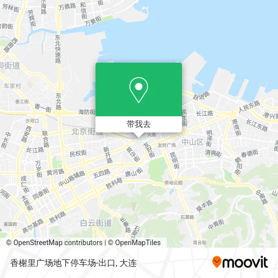 香榭里广场地下停车场-出口地图