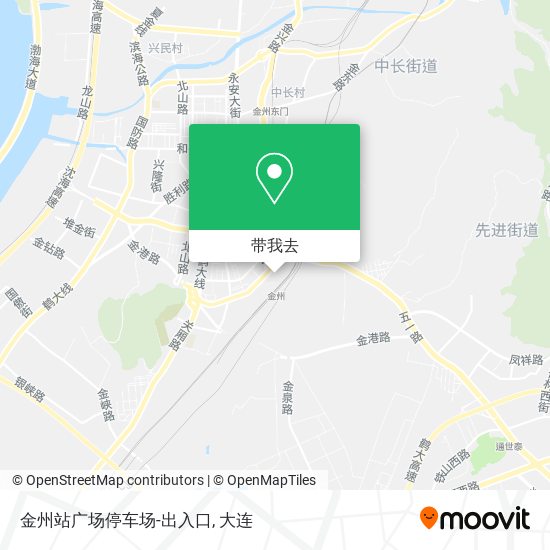 金州站广场停车场-出入口地图