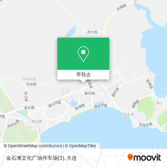 金石滩文化广场停车场(3)地图