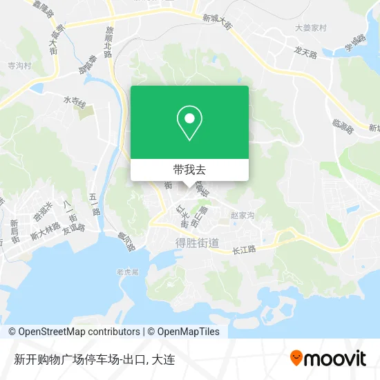 新开购物广场停车场-出口地图