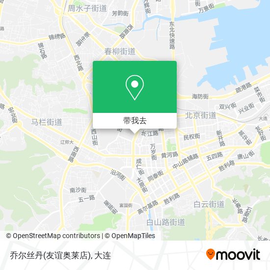 乔尔丝丹(友谊奥莱店)地图