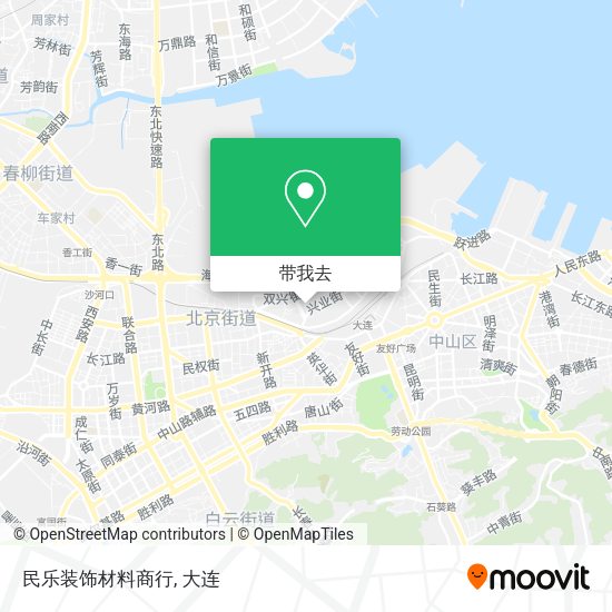 民乐装饰材料商行地图