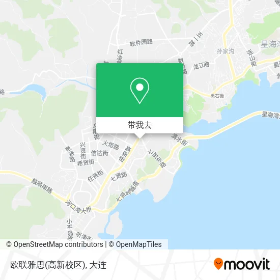欧联雅思(高新校区)地图