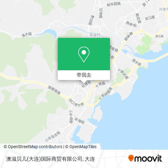 澳滋贝儿(大连)国际商贸有限公司地图