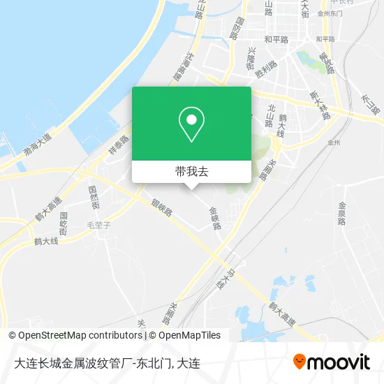 大连长城金属波纹管厂-东北门地图