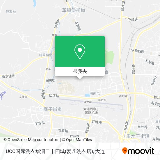 UCC国际洗衣华润二十四城(爱凡洗衣店)地图