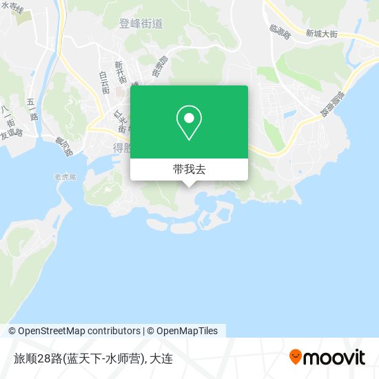 旅顺28路(蓝天下-水师营)地图