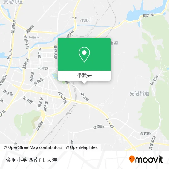 金润小学-西南门地图