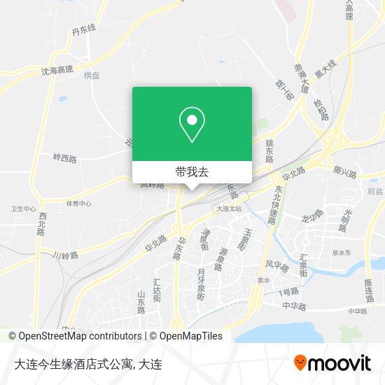 大连今生缘酒店式公寓地图