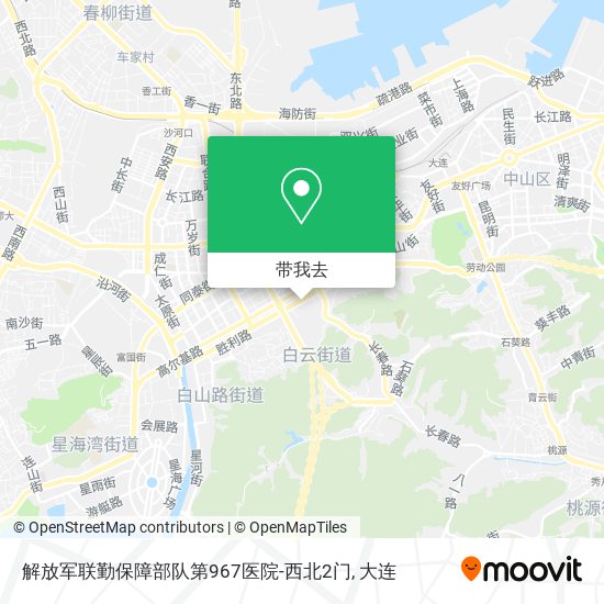 解放军联勤保障部队第967医院-西北2门地图