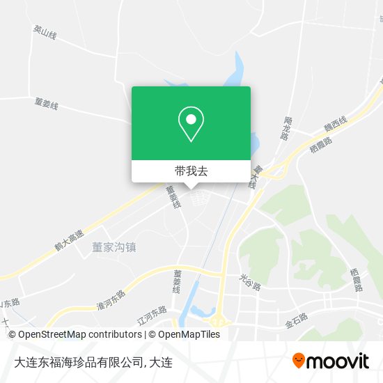 大连东福海珍品有限公司地图