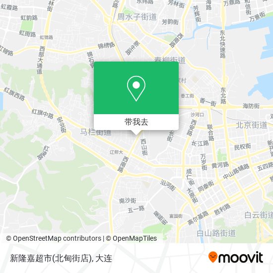 新隆嘉超市(北甸街店)地图