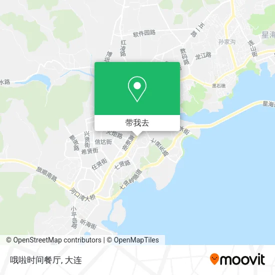 哦啦时间餐厅地图