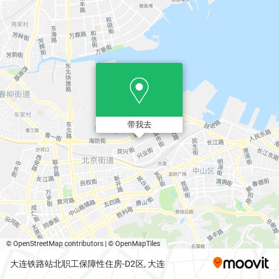 大连铁路站北职工保障性住房-D2区地图