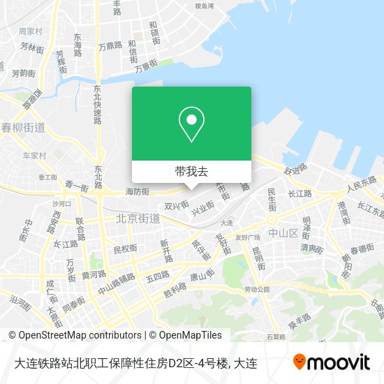 大连铁路站北职工保障性住房D2区-4号楼地图