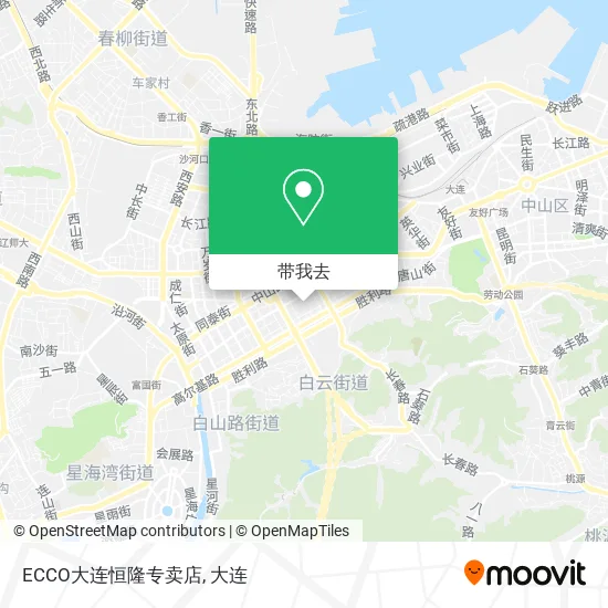 ECCO大连恒隆专卖店地图