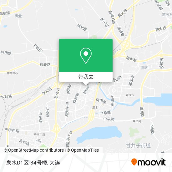 泉水D1区-34号楼地图