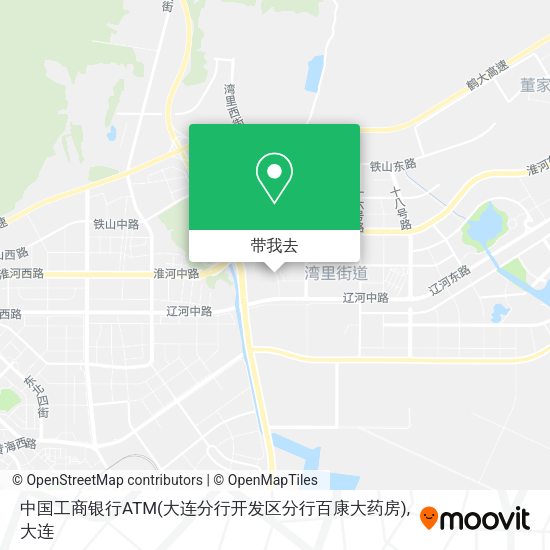 中国工商银行ATM(大连分行开发区分行百康大药房)地图
