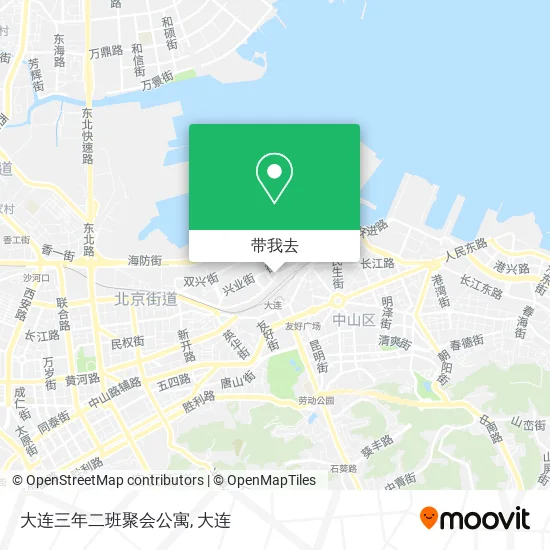 大连三年二班聚会公寓地图