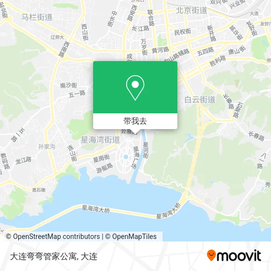 大连弯弯管家公寓地图