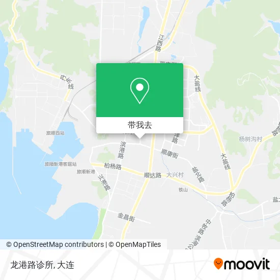 龙港路诊所地图